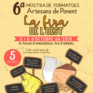 6a Mostra de Formatges Artesans de Ponent al Palau d'Anglesola, 2019