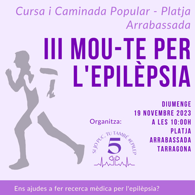 Cursa solidària 'Mou-te per l'epilèpsia' a Tarragona, Associació Si jo puc tu també, 2023 Cursa solidària 'Mou-te per l'epilèpsia' a Tarragona, Associació Si jo puc tu també, 2023