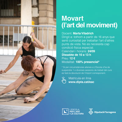 Taller 'Movart (l'art del moviment)' Taller 'Movart (l'art del moviment)'
