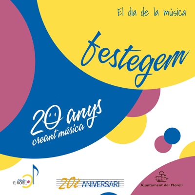 Festa del 20è aniversari de l'Escola de Música del Morell, 2022 Festa del 20è aniversari de l'Escola de Música del Morell, 2022