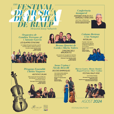 Festival de Música de la Vila de Rialp, 2024 Festival de Música de la Vila de Rialp, 2024