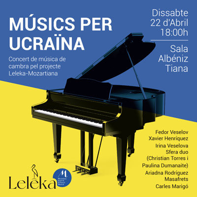 Concert 'Músics per Ucraïna', Maresme Concert 'Músics per Ucraïna', Maresme