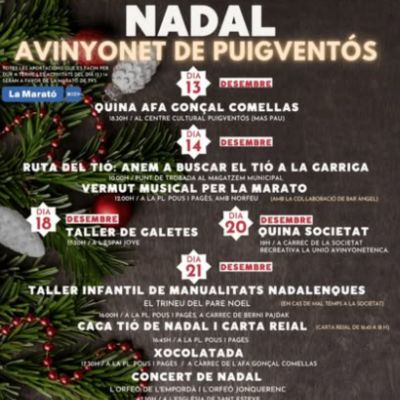 Nadal a Avinyonet de Puigventós 2025, Nadal a Avinyonet de Puigventós, Avinyonet de Puigventós, Nadal a Avinyonet de Puigventós 2025, Nadal a Avinyonet de Puigventós, Avinyonet de Puigventós,