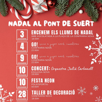 Festes de Nadal al Pont de Suert, 2022
