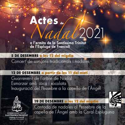 Nadal a l'ermita de la Santíssima Trinitat, L'Espluga de Francolí, 2021 Nadal a l'ermita de la Santíssima Trinitat, L'Espluga de Francolí, 2021