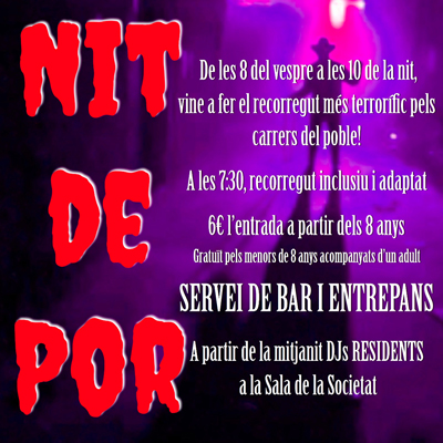 Nit de por - Sant Llorenç de la Muga 2023 Nit de por - Sant Llorenç de la Muga 2023