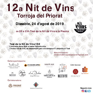 12ª Nit de Vins a Torroja del Priorat, 2019