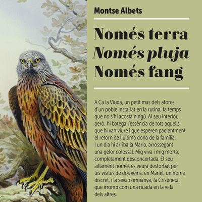 Llibre 'Només terra, Només pluja, Només fang', de Montse Albets Llibre 'Només terra, Només pluja, Només fang', de Montse Albets