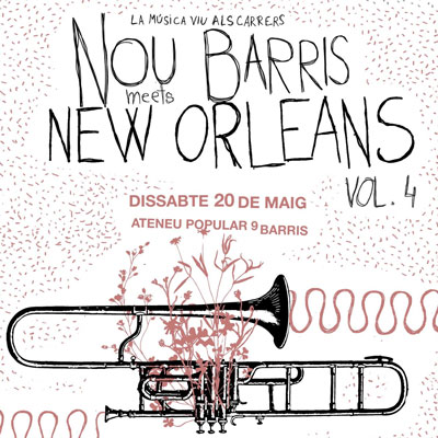 Nou Barris Meets New Orleans, Ateneu Popular 9 Barris, Nou Barris, Barcelona, 2023 Nou Barris Meets New Orleans, Ateneu Popular 9 Barris, Nou Barris, Barcelona, 2023