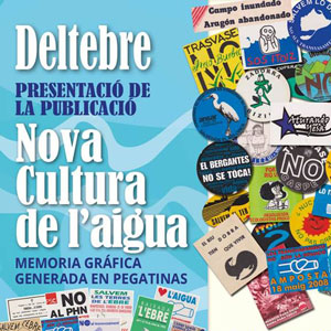 Llibre 'Nova Cultura de l'aigua. Memòria gràfica generada en enganxines' Llibre 'Nova Cultura de l'aigua. Memòria gràfica generada en enganxines'