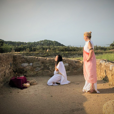 Visita teatralitzada 'Nuptialis' a la Vil·la romana de Vilauba, Banyoles