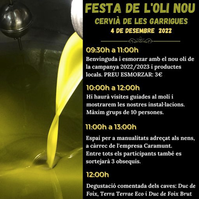 Festa de l'Oli Nou de Cervià de les Garrigues, 2022