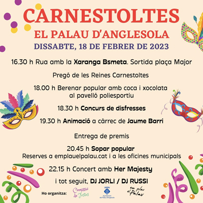 Carnestoltes al Palau d'Anglesola, 2023