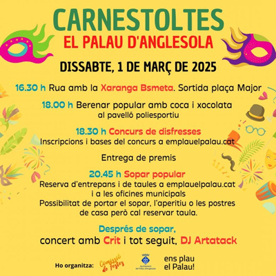 Carnaval del Palau d'Anglesola, 2025 Carnaval del Palau d'Anglesola, 2025