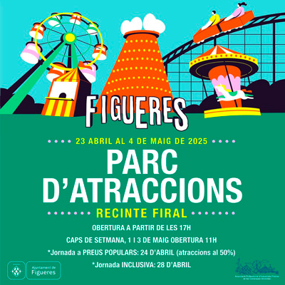 Parc d'Atraccions de les Fires i Festes de la Santa Creu - Figueres 2025 Parc d'Atraccions de les Fires i Festes de la Santa Creu - Figueres 2025