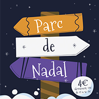 Fragment del cartell del Parc de Nadal de La Pobla de Segur