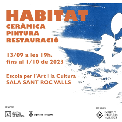 Exposició 'Hàbitat', Sala Sant Roc, Valls, 2023 Exposició 'Hàbitat', Sala Sant Roc, Valls, 2023