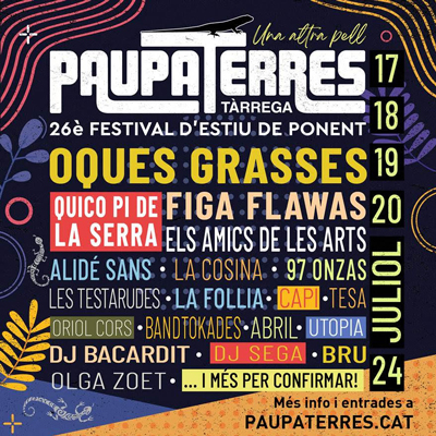 Festival Paupaterres, Tàrrega, 2024 Festival Paupaterres, Tàrrega, 2024
