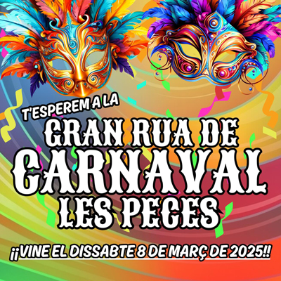 Gran Rua de Carnaval a Les Peces, Albinyana, 2025