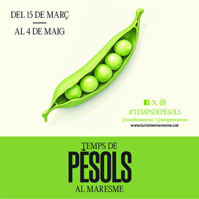 Jornades Gastronòmiques Temps de Pèsols al Maresme Jornades Gastronòmiques Temps de Pèsols al Maresme