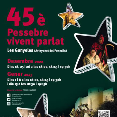 45è Pessebre vivent parlat de les Gunyoles d’Avinyonet, 2022