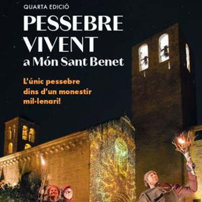 Pessebre Vivent a Món Sant Benet 2023
