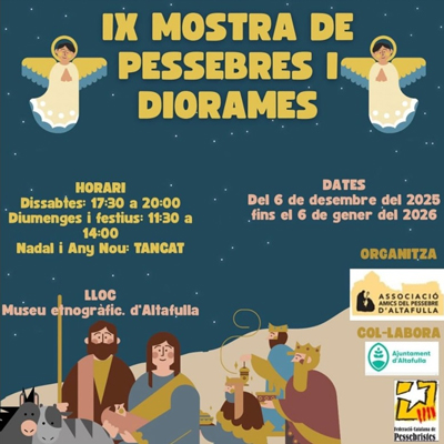 IX Mostra de Pessebres i Diorames a Altafulla, 2025 IX Mostra de Pessebres i Diorames a Altafulla, 2025