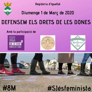 Acte 'Defensem els drets de les dones' - Sant Jaume d'Enveja 2020