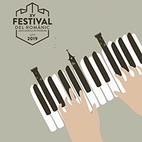 festival del romànic i dels castells de frontera piano i logo