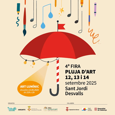 Fira Pluja d'Art, Sant Jordi Desvalls, 2025 Fira Pluja d'Art, Sant Jordi Desvalls, 2025