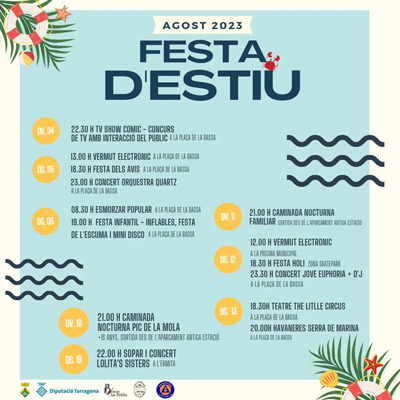 Festa d'Estiu de La Pobla de Montornès, 2023