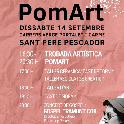Trobada artística PomArt - Sant Pere Pescador 2024 Trobada artística PomArt - Sant Pere Pescador 2024