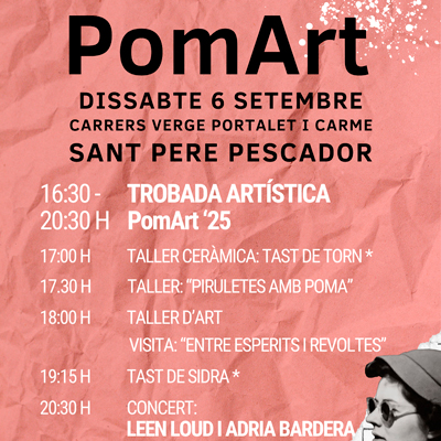 Trobada artística PomArt - Sant Pere Pescador 2025 Trobada artística PomArt - Sant Pere Pescador 2025