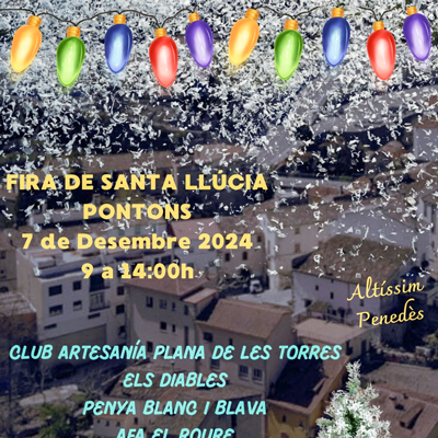 Fira de Santa Llúcia de Pontons, 2024