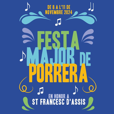Festa Major de Porrera, Sant Francesc d'Assis, 2024 Festa Major de Porrera, Sant Francesc d'Assis, 2024