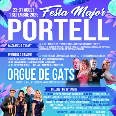 Festa Major de Portell, Sant Ramon, 2025 Festa Major de Portell, Sant Ramon, 2025