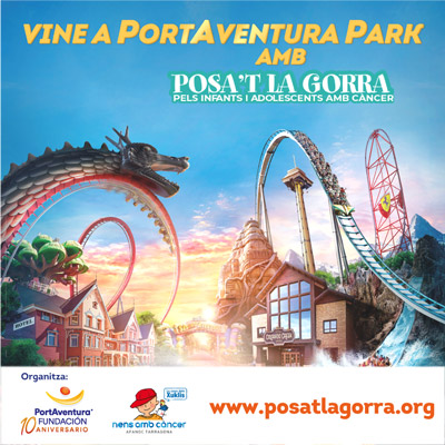 'Posa't la Gorra!' a PortAventura, AFANOC, 2021