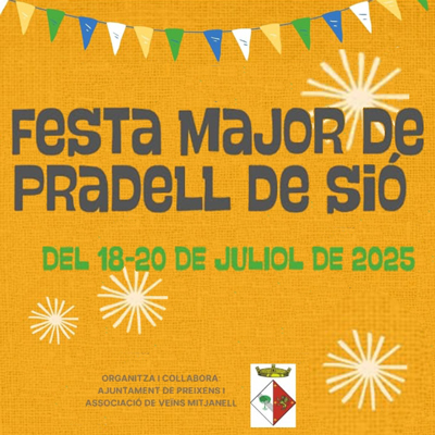 Festa Major de Pradell de Sió, Preixens, 2025