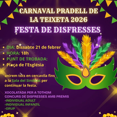 Carnaval de Pradell de la Teixeta, 2026