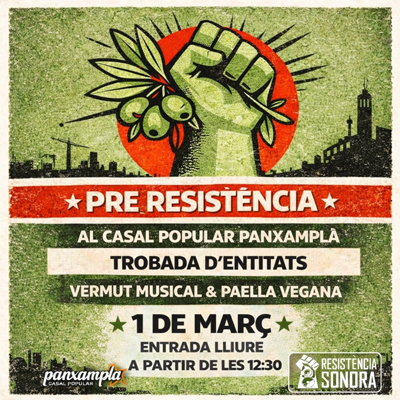Vermut musical Pre Resistència - Tortosa 2026 Vermut musical Pre Resistència - Tortosa 2026