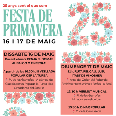 Festa de Primavera al Barri Antic de Valls, 2026