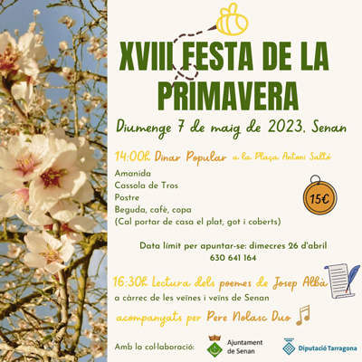 Festa de la Primavera de Senan, 2023 Festa de la Primavera de Senan, 2023