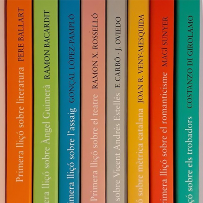 Llibres 'Primera lliçó', col·lecció de la Càtedra Màrius Torres de la Universitat de Lleida (UdL) Llibres 'Primera lliçó', col·lecció de la Càtedra Màrius Torres de la Universitat de Lleida (UdL)