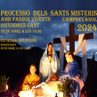 Processó dels Sants Misteris de Campdevànol 2024 Processó dels Sants Misteris de Campdevànol 2024