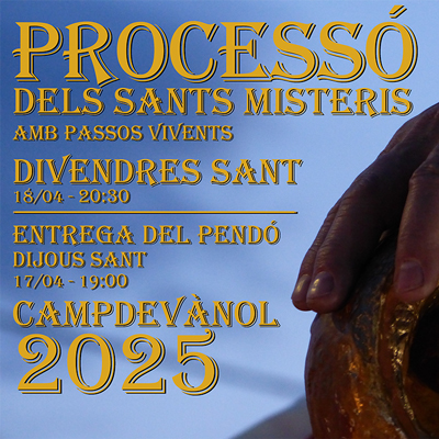 Processó dels Sants Misteris de Campdevànol, 2025