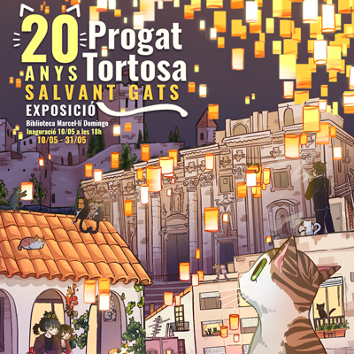 Exposició '20 anys salvant gats' - Progat Tortosa