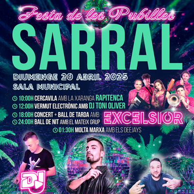 Festa de les Pubilles al Sarral, 2025