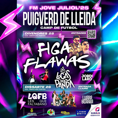 Festa Major Jove de Puigverd de Lleida, 2025