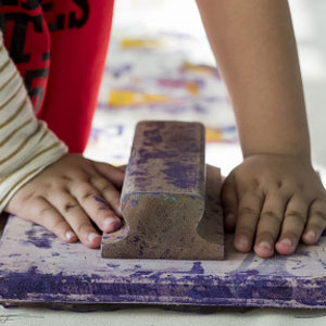 Taller 'Qui no s'espanta, estampa!' - Museu del Disseny de Barcelona 2019