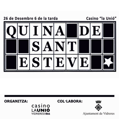 Quina de Sant Esteve de Vidreres 2023